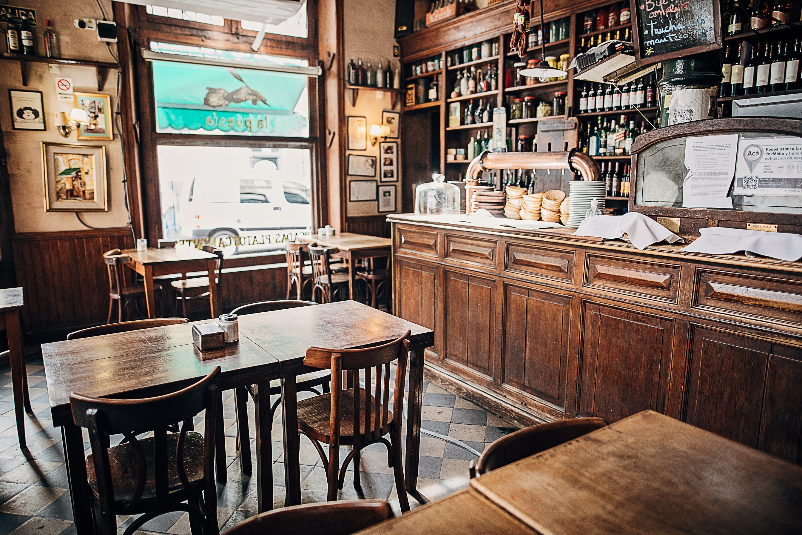 Coffee shop interior